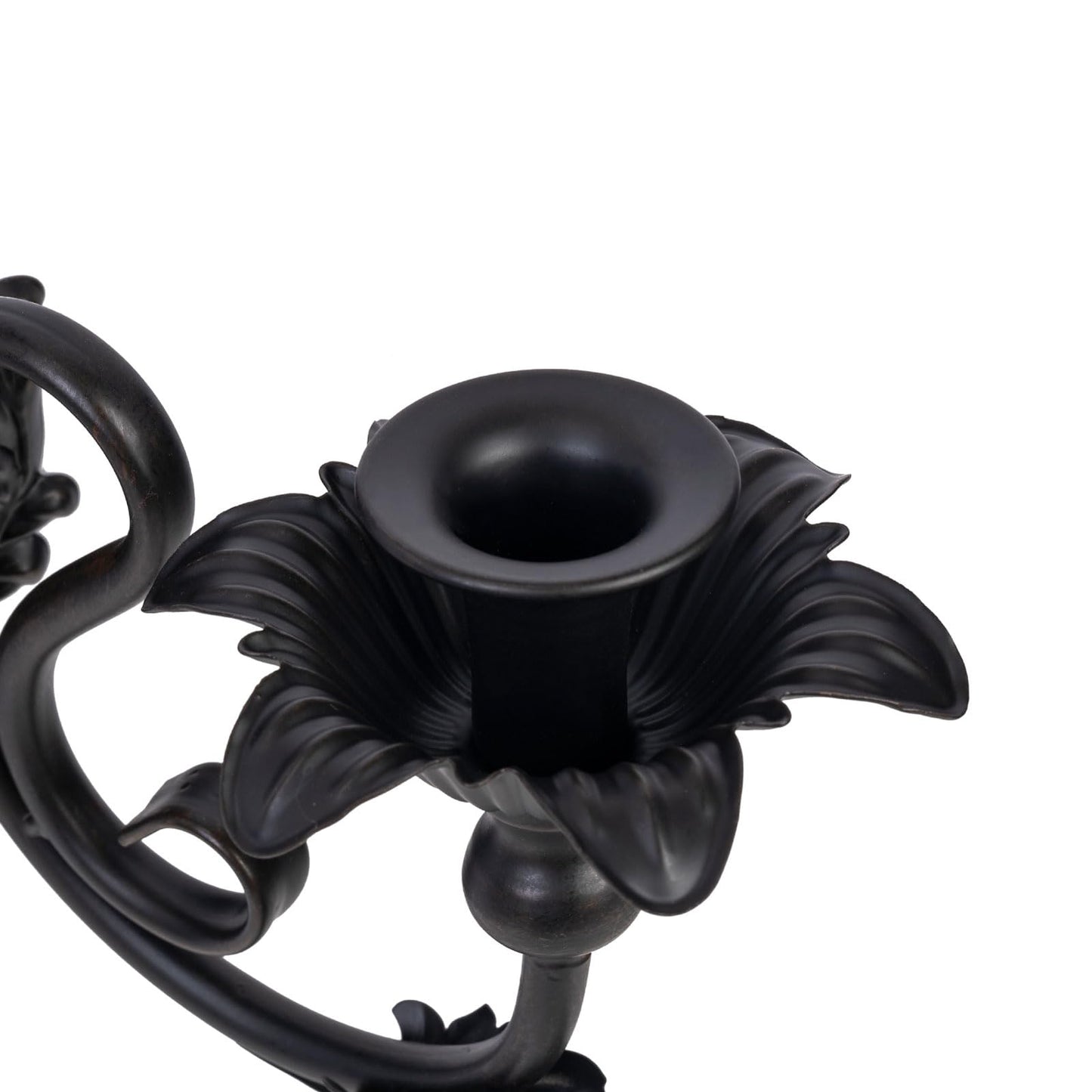 Candle Sconce(Set of 2)-Metal Gothic Wall Decorations-Rustic Home Decor-Black Wall Candle Sconces,Ideal for Stick Candles
