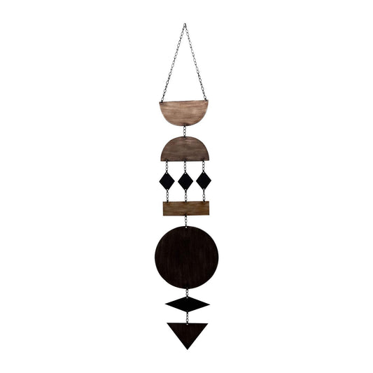 Foreside Home & Garden Geometric Metal Hanging Wall Décor